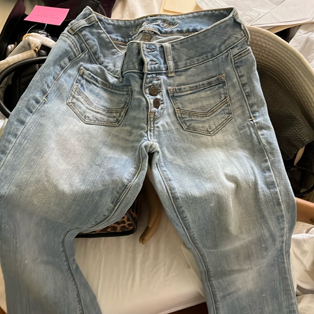 Aerie jeans size 0 “painter”